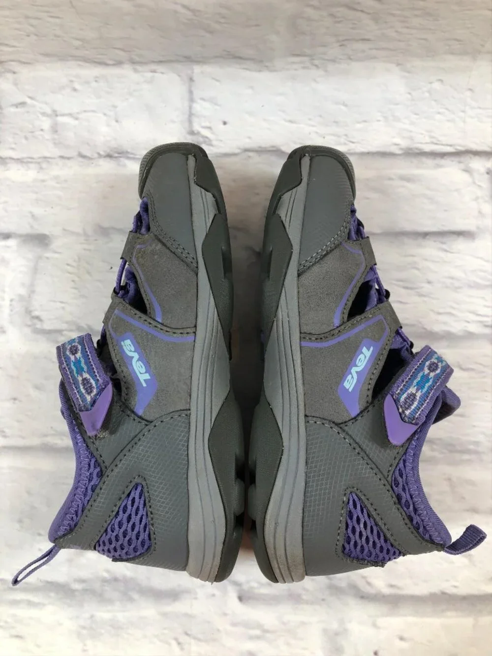 TEVA Girls 2 Rollick Lavender/Gray Water Sport Sandals Shoes